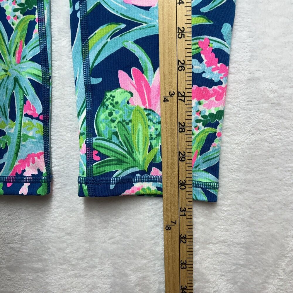 Lilly‎ Pulitzer Luxletic Weekend High Rise Crop Women's Sz XXS Weekend Escape - Picture 4 of 11